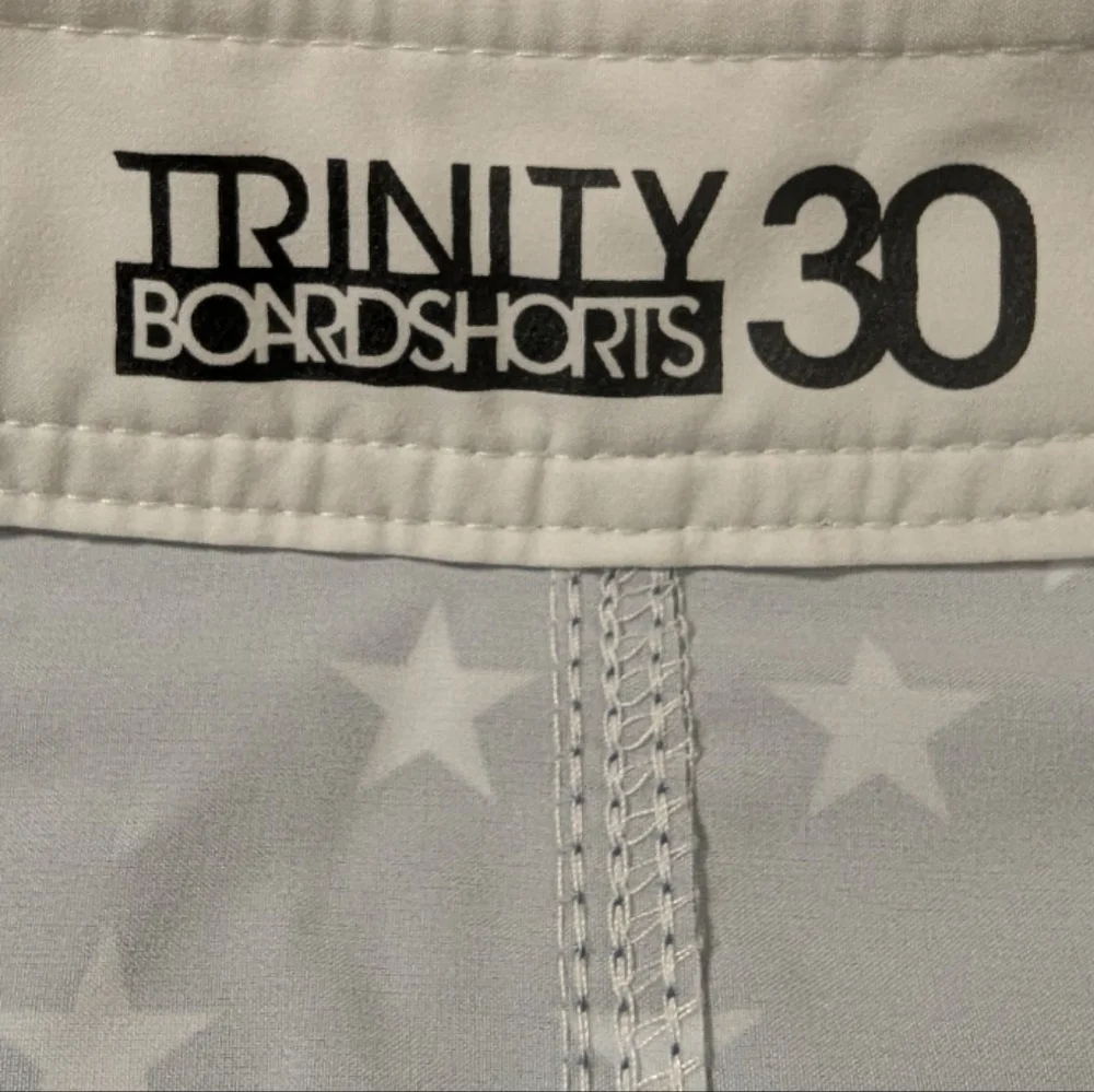 Trinity Stretch Board Shorts With American Flag Design Size 30